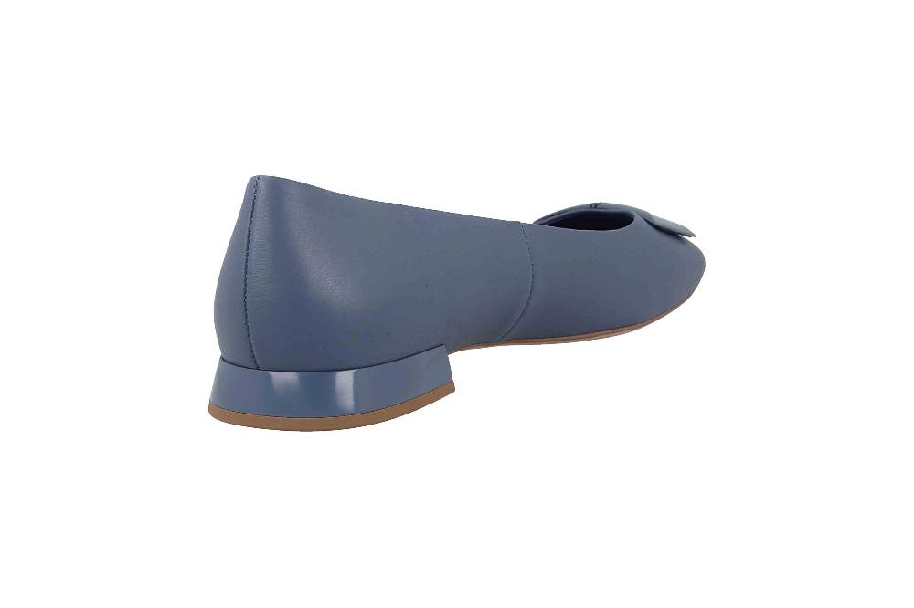 Högl Ballerinas In Übergrößen Blau 7-101020-34000 Große Damenschuhe