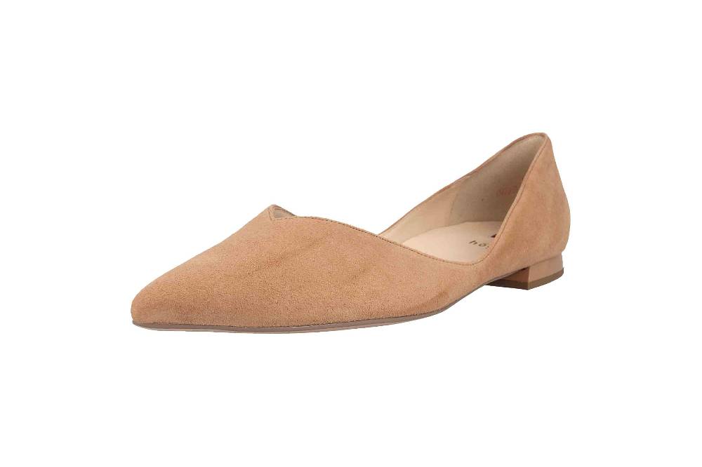 Högl Ballerinas In Übergrößen Braun 7-100012-15000 Große Damenschuhe