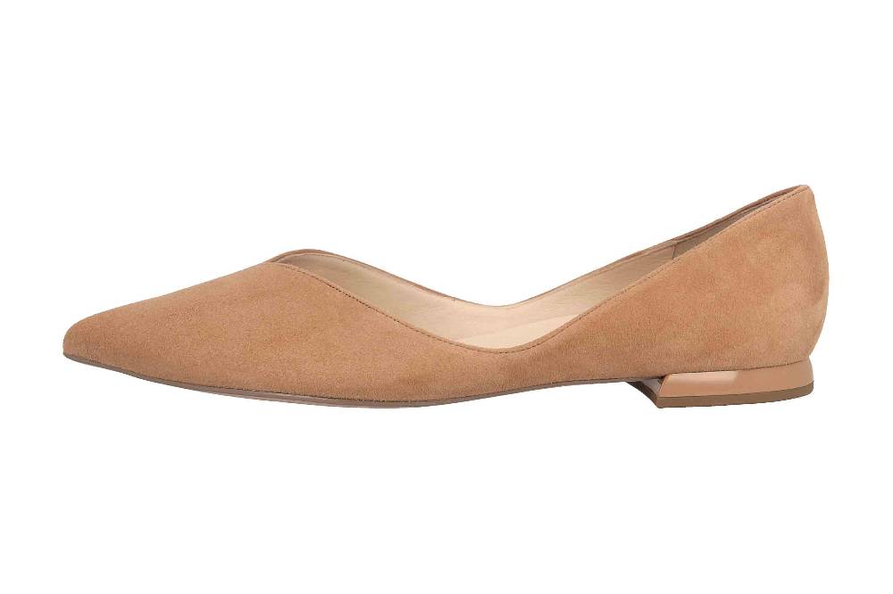 Högl Ballerinas in Übergrößen Braun 7-100012-15000 große Damenschuhe