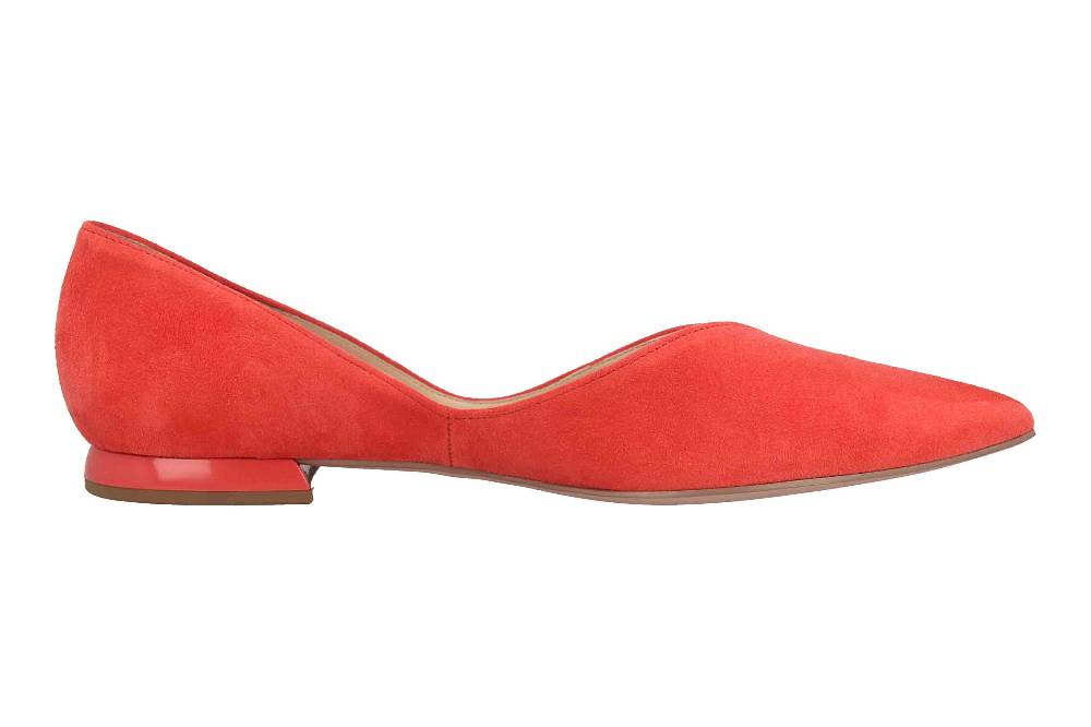 Högl Ballerinas In Übergrößen Rot 7-100012-44000 Große Damenschuhe