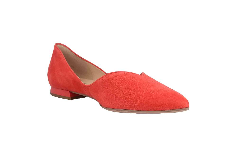 Högl Ballerinas In Übergrößen Rot 7-100012-44000 Große Damenschuhe