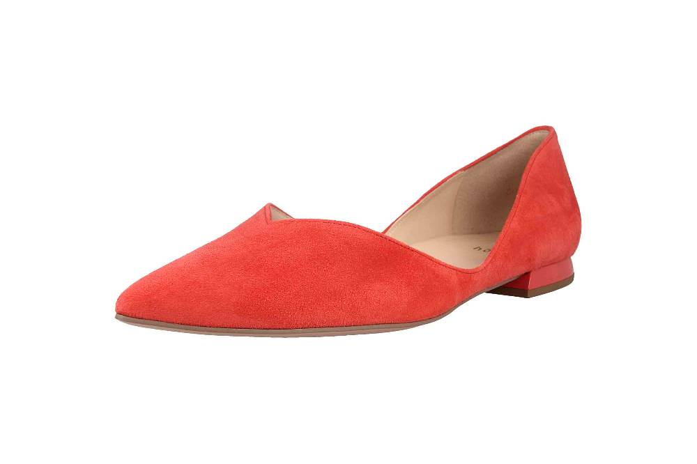 Högl Ballerinas In Übergrößen Rot 7-100012-44000 Große Damenschuhe