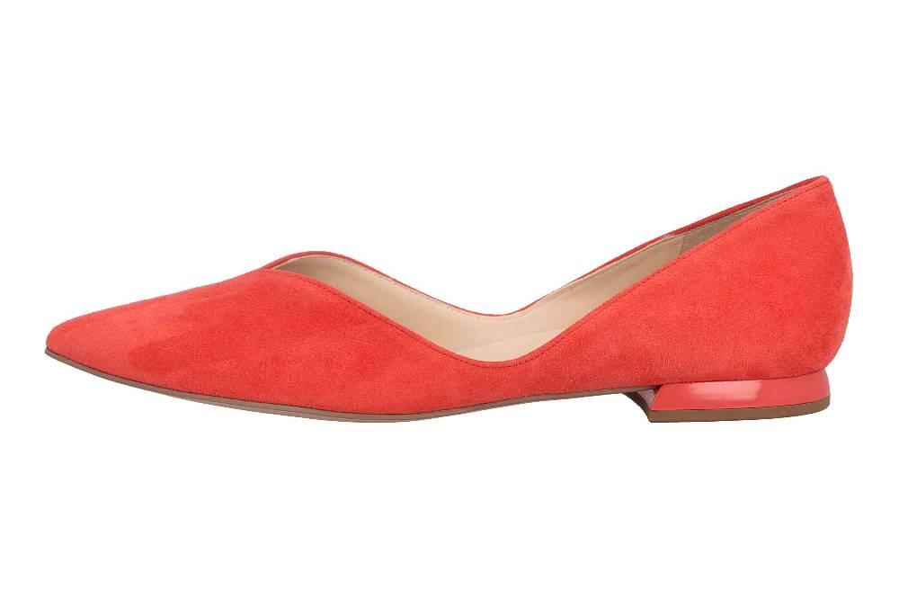 Högl Ballerinas in Übergrößen Rot 7-100012-44000 große Damenschuhe