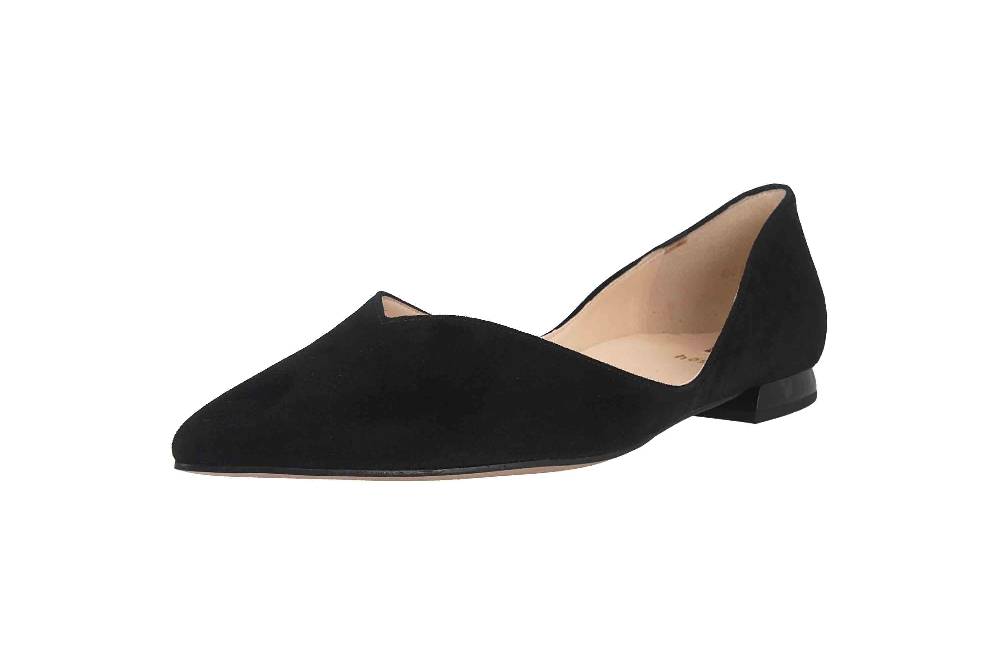 Högl Ballerinas In Übergrößen Schwarz 7-100012-01000 Große Damenschuhe
