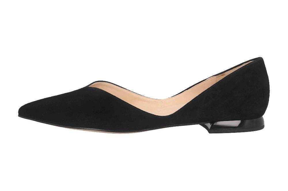 Högl Ballerinas in Übergrößen Schwarz 7-100012-01000 große Damenschuhe