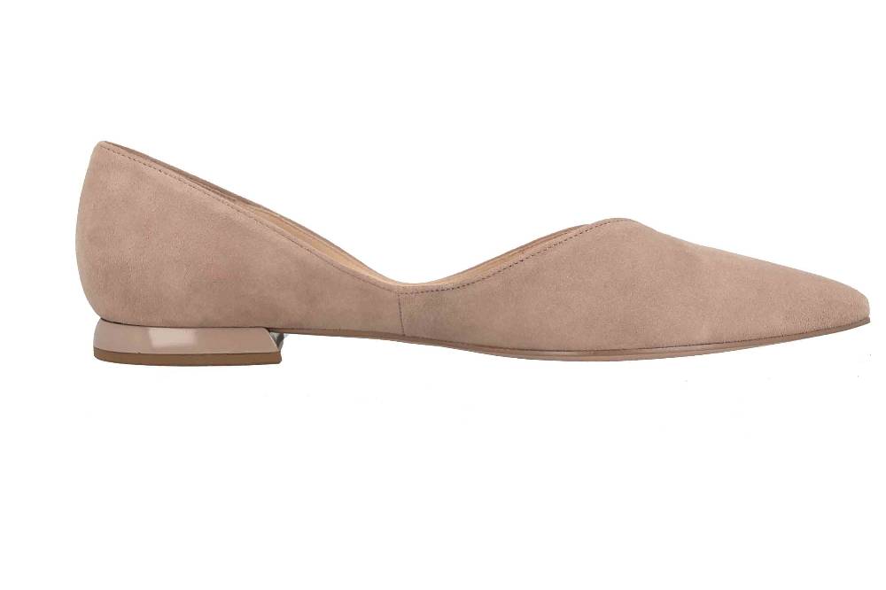 Högl Ballerinas In Übergrößen Taupe 7-100012-19000 Große Damenschuhe
