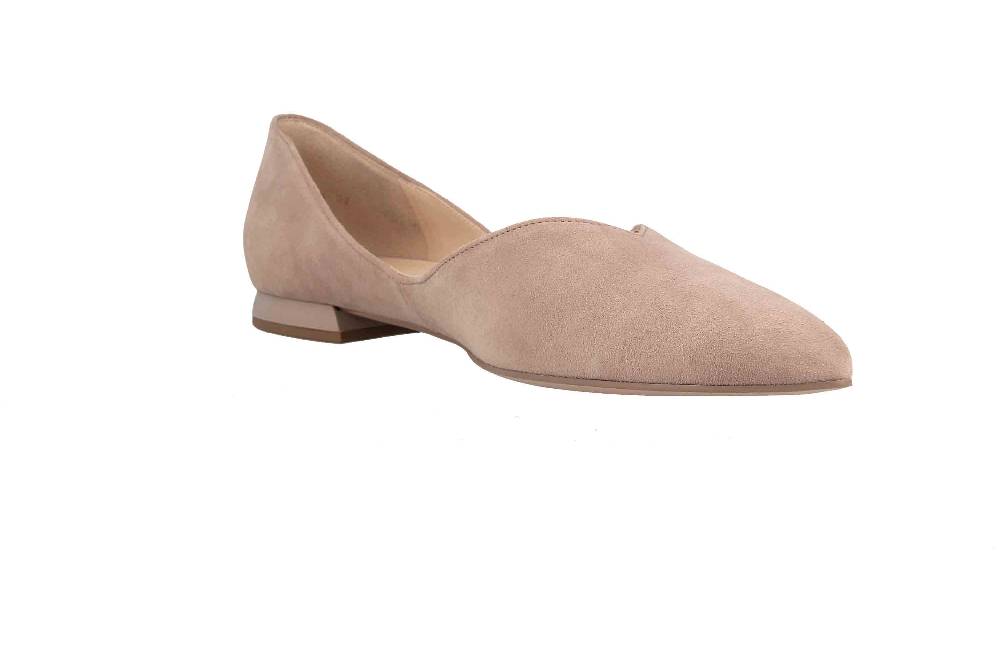 Högl Ballerinas In Übergrößen Taupe 7-100012-19000 Große Damenschuhe