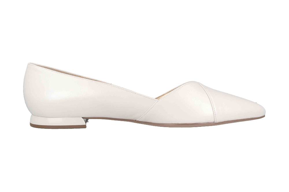 Högl BOULEVARD 10 Ballerinas In Übergrößen Elfenbein 0-170003-03000 Große Damenschuhe