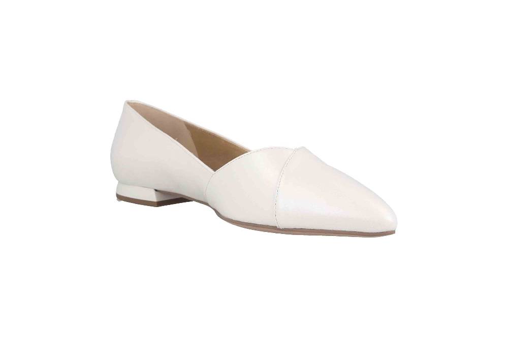 Högl BOULEVARD 10 Ballerinas In Übergrößen Elfenbein 0-170003-03000 Große Damenschuhe