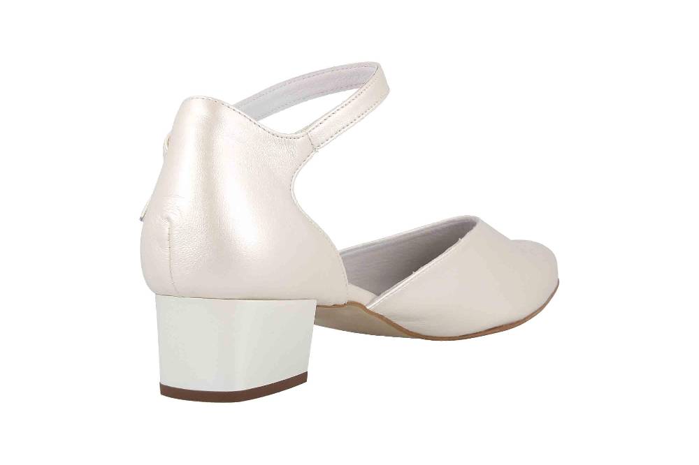 Högl BOULEVARD 10 Ballerinas In Übergrößen Elfenbein 0-170003-03000 Große Damenschuhe