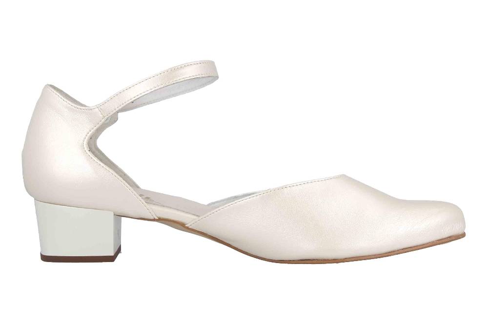 Högl BOULEVARD 10 Ballerinas In Übergrößen Elfenbein 0-170003-03000 Große Damenschuhe