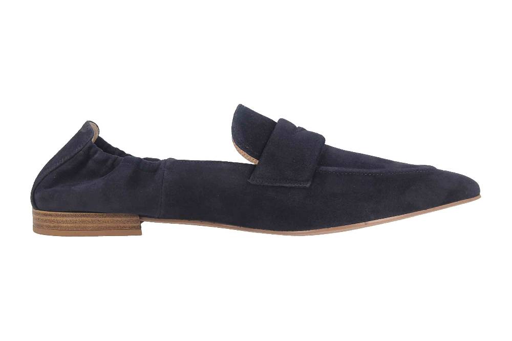 Högl BOULEVARD 20 Ballerinas In Übergrößen Blau 0-172002-30000 Große Damenschuhe