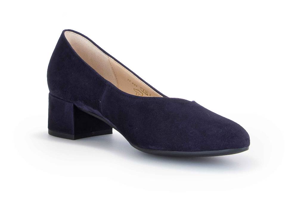 Högl BOULEVARD 20 Ballerinas In Übergrößen Blau 0-172002-30000 Große Damenschuhe