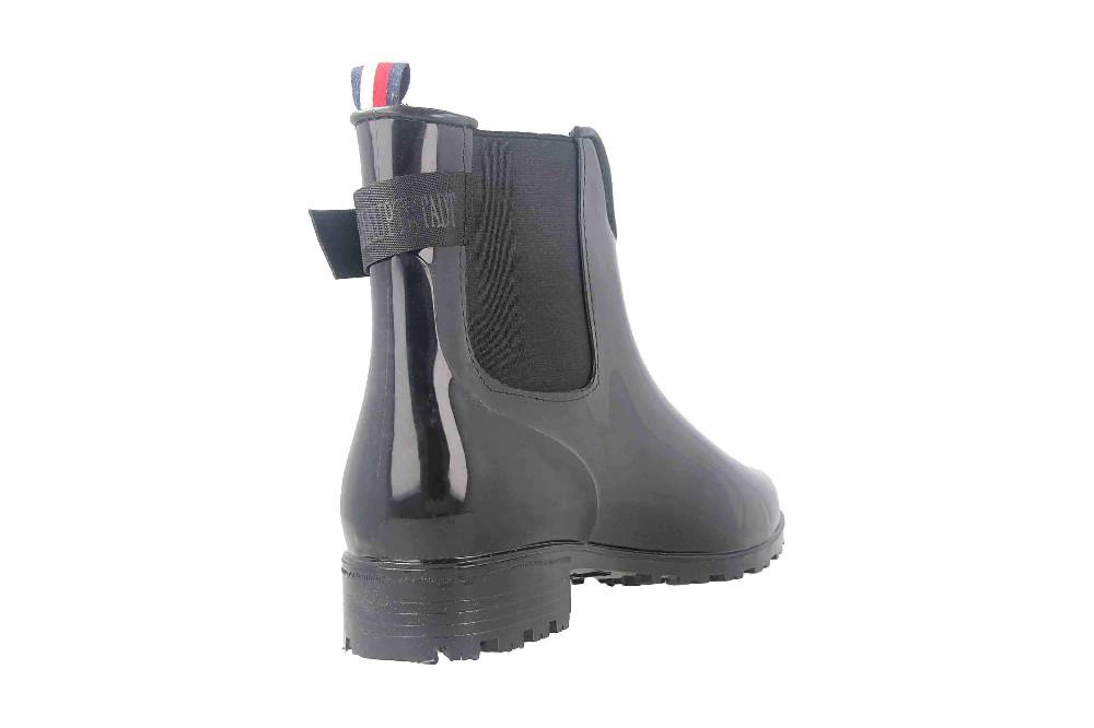 Inselhauptstadt Gummistiefel In Übergrößen Schwarz KLAW20-29 Große Damenschuhe
