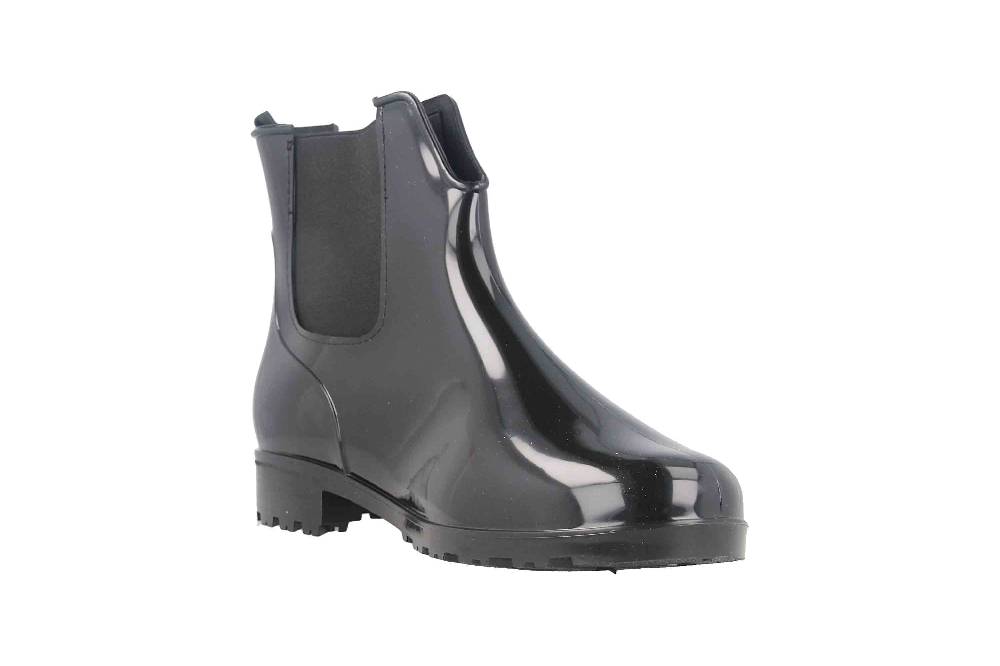 Inselhauptstadt Gummistiefel In Übergrößen Schwarz KLSS22-85-I-1 Große Damenschuhe