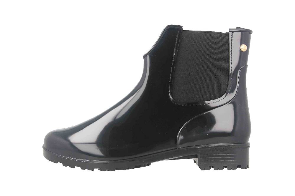 Inselhauptstadt Gummistiefel in Übergrößen Schwarz KLSS22-85-I-1 große Damenschuhe