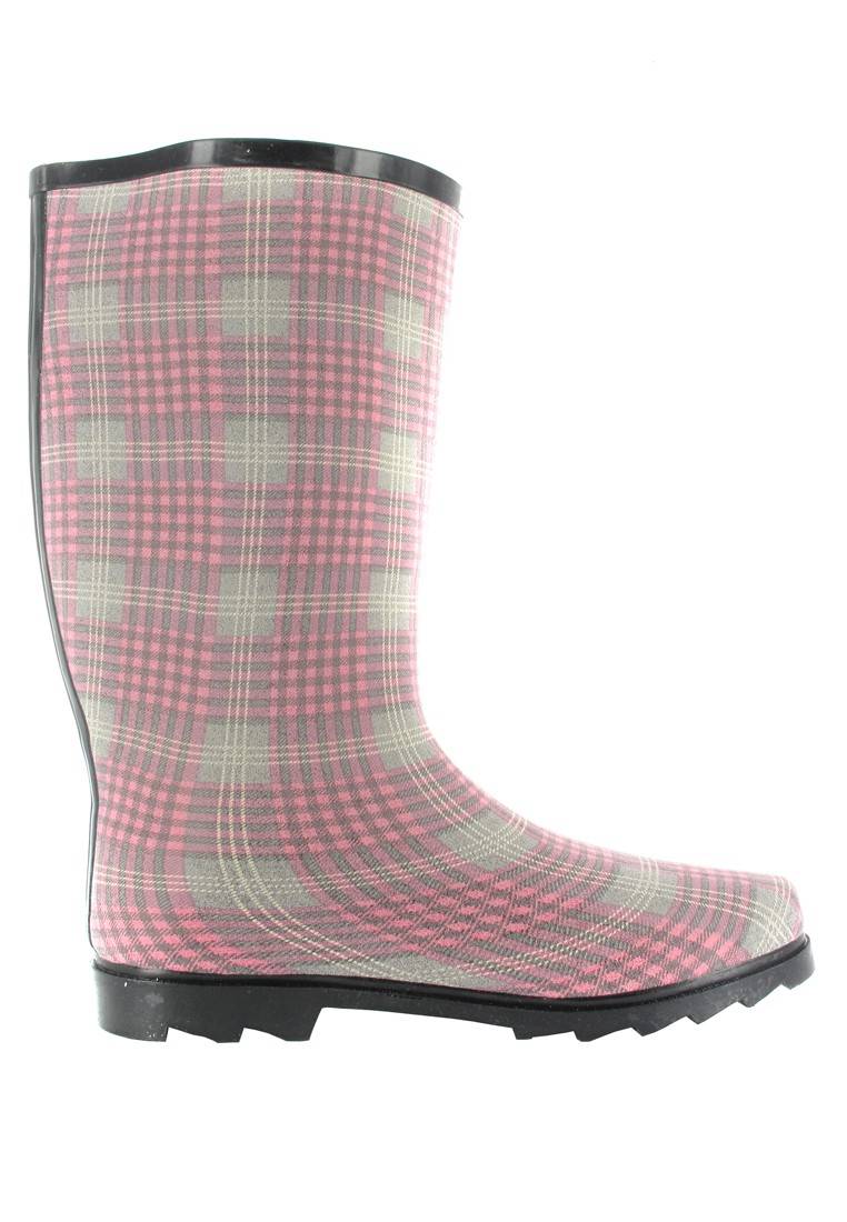 Intex Kautschuk-Gummistiefel In Übergrößen Pink Caroline 14100 Große Damenschuhe