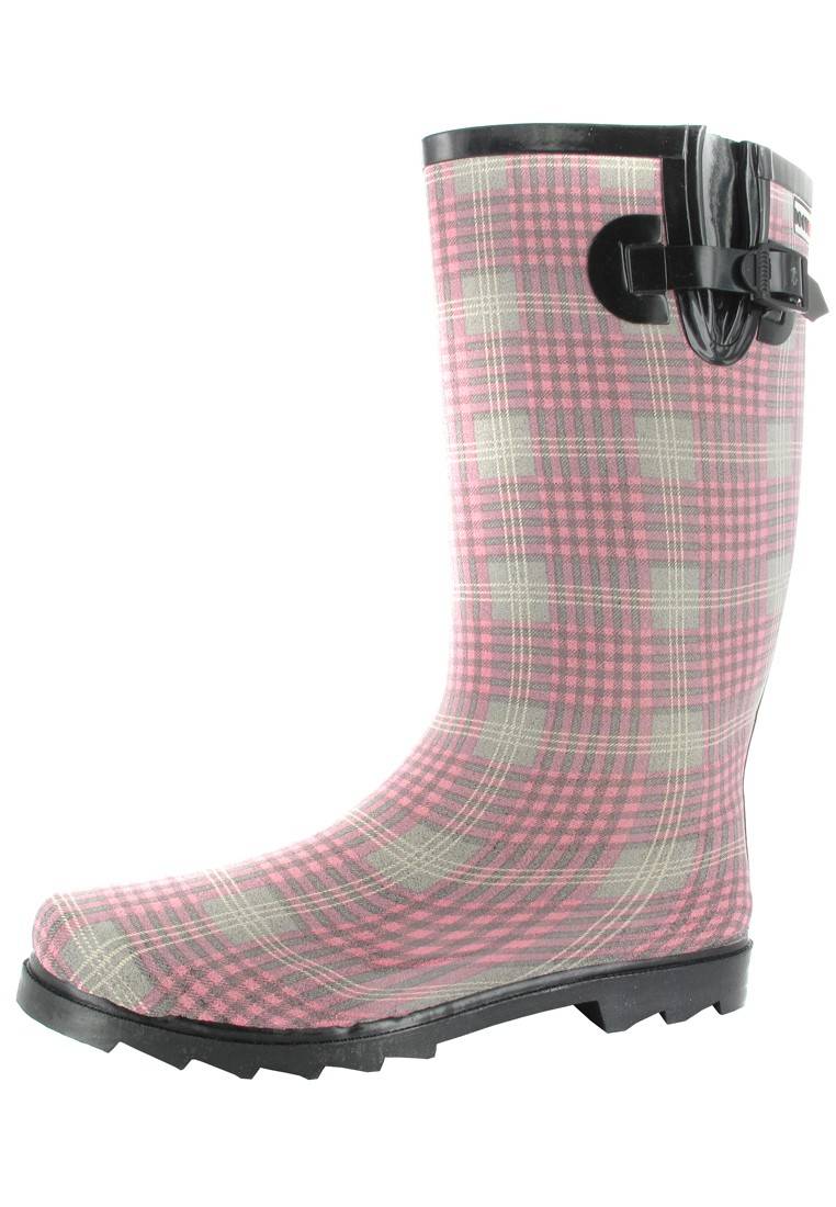 Intex Kautschuk-Gummistiefel in Übergrößen Pink Caroline 14100 große Damenschuhe