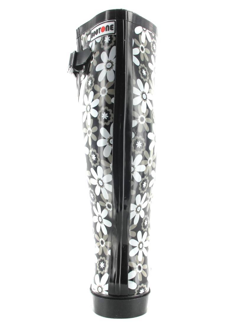 Intex Kautschuk-Gummistiefel In Übergrößen Schwarz Florence 14102 Große Damenschuhe