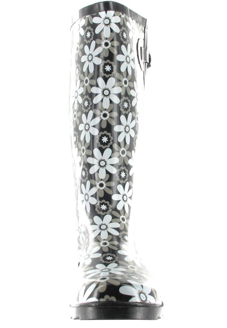 Intex Kautschuk-Gummistiefel In Übergrößen Schwarz Florence 14102 Große Damenschuhe