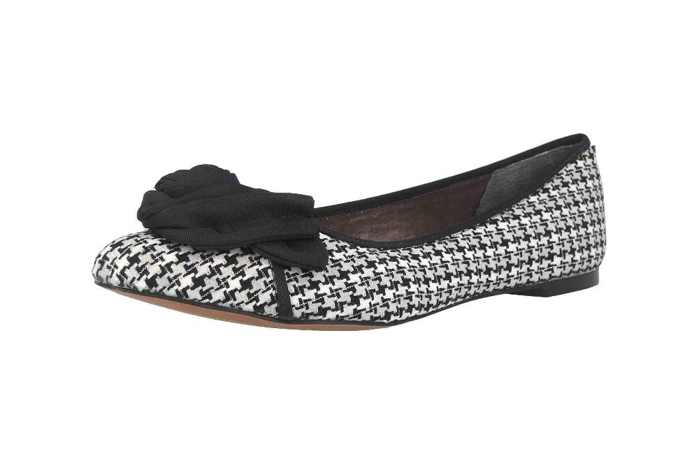 J.Reneé Ballerinas In Übergrößen Mehrfarbig Baylynn Black Gray White Große Damenschuhe