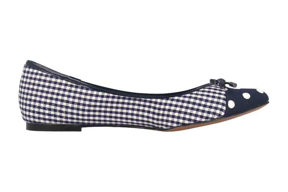 J.Reneé Ballerinas In Übergrößen Mehrfarbig Charmyne Navy White Große Damenschuhe