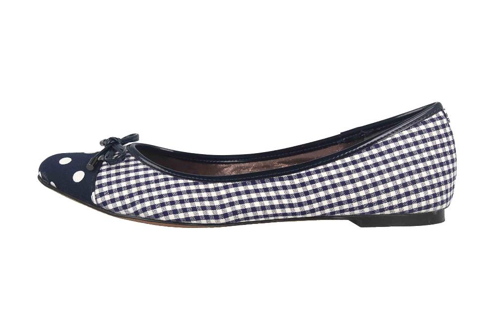J.Reneé Ballerinas in Übergrößen Mehrfarbig Charmyne Navy White große Damenschuhe