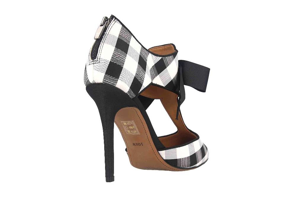 J.Reneé High Heels In Übergrößen Mehrfarbig Glaiza Black White Große Damenschuhe