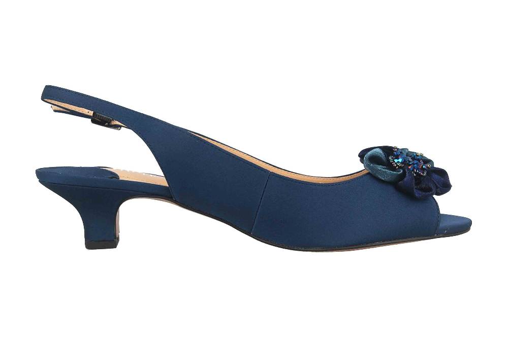 J.Reneé Pumps In Übergrößen Blau LEONEL-SANVY Große Damenschuhe