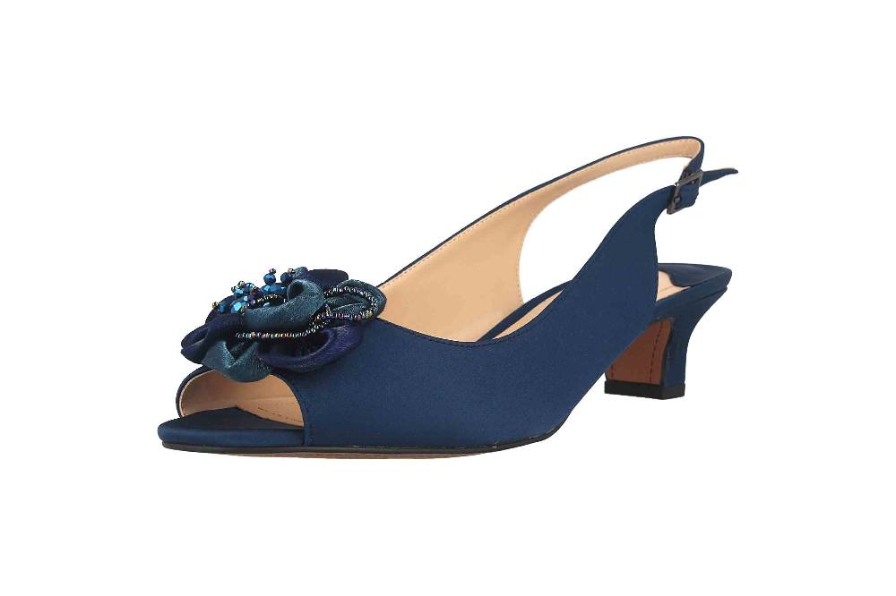 J.Reneé Pumps In Übergrößen Blau LEONEL-SANVY Große Damenschuhe
