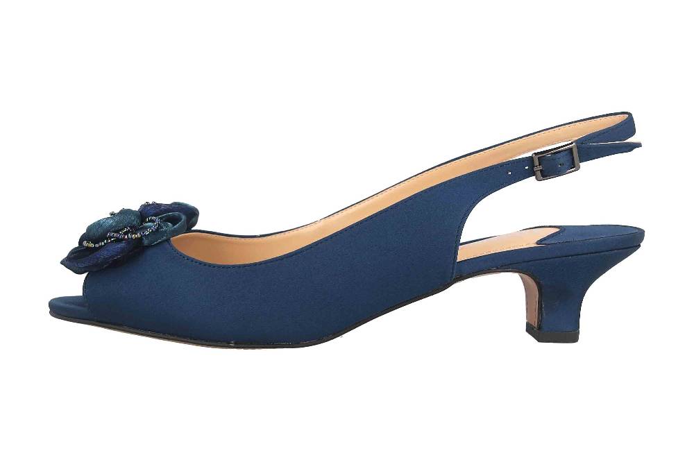 J.Reneé Pumps in Übergrößen Blau LEONEL-SANVY große Damenschuhe