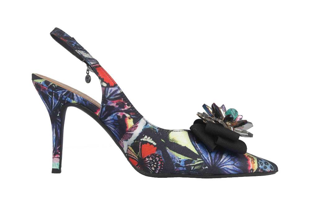 J.Reneé Pumps In Übergrößen Mehrfarbig Denyell Black Bright Multi Große Damenschuhe