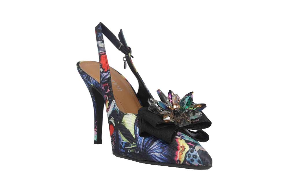 J.Reneé Pumps In Übergrößen Mehrfarbig Denyell Black Bright Multi Große Damenschuhe