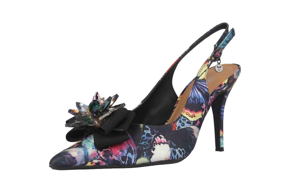 J.Reneé Pumps In Übergrößen Mehrfarbig Denyell Black Bright Multi Große Damenschuhe