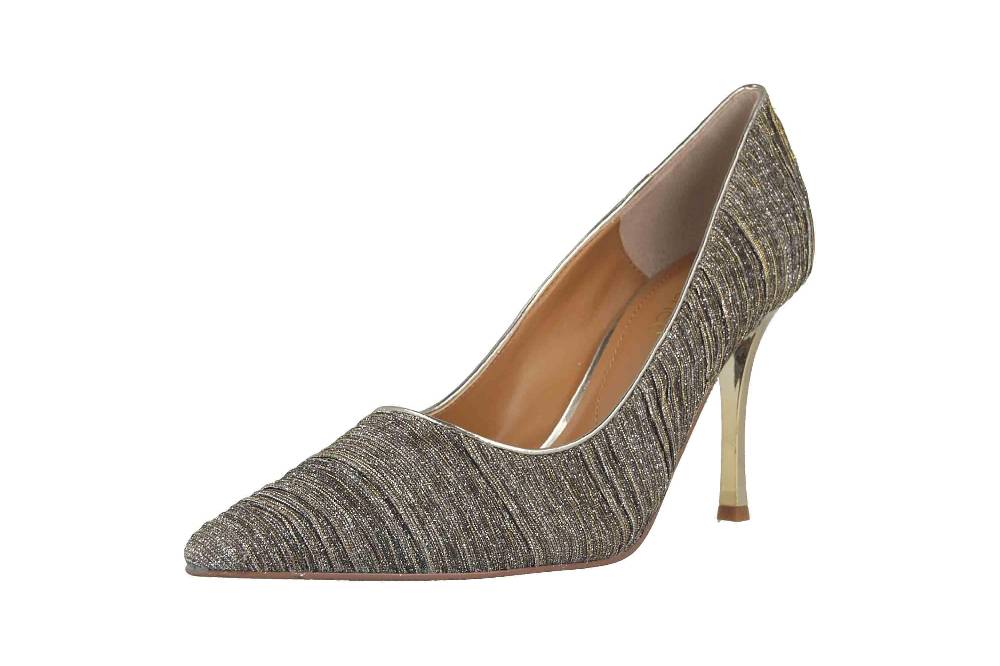 J.Reneé Pumps In Übergrößen Mehrfarbig Ginesia Taupe Gold Große Damenschuhe