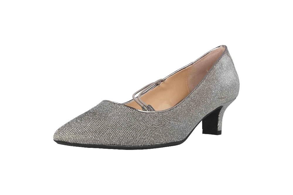 J.Reneé Pumps In Übergrößen Mehrfarbig Idenah Pewter Glitter Große Damenschuhe