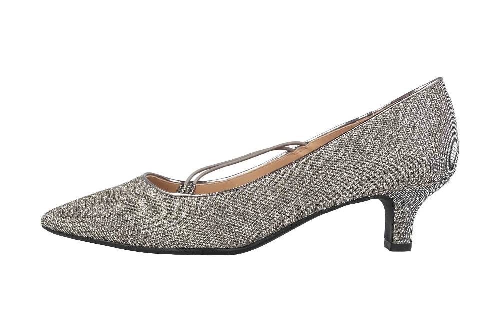 J.Reneé Pumps in Übergrößen Mehrfarbig Idenah Pewter Glitter große Damenschuhe
