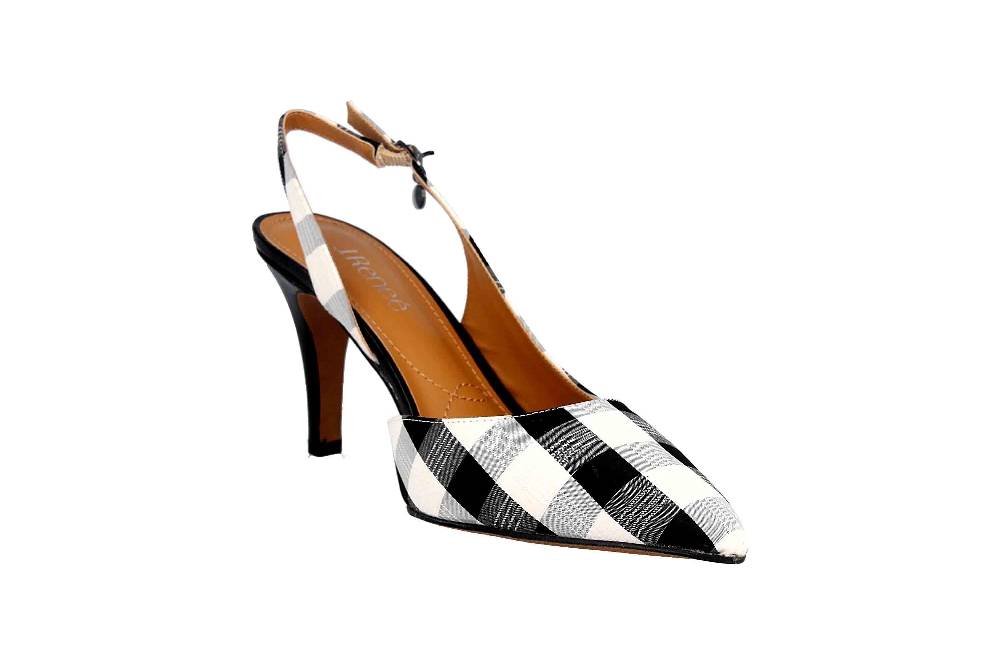 J.Reneé Pumps In Übergrößen Mehrfarbig Yusra Black White Große Damenschuhe