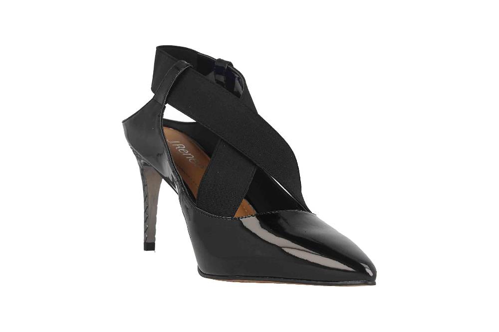 J.Reneé Pumps In Übergrößen Schwarz Eliora Black Patent Große Damenschuhe