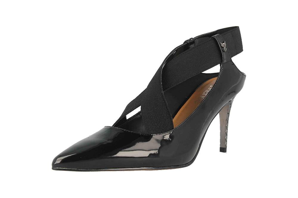 J.Reneé Pumps In Übergrößen Schwarz Eliora Black Patent Große Damenschuhe