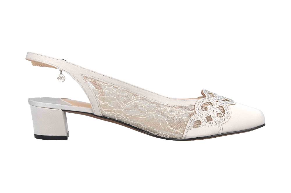 J.Reneé Pumps In Übergrößen Silber FALEEC-SASTG Große Damenschuhe