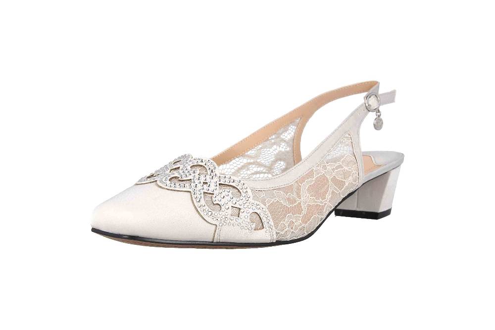 J.Reneé Pumps In Übergrößen Silber FALEEC-SASTG Große Damenschuhe