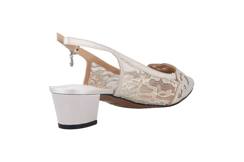J.Reneé Pumps In Übergrößen Silber FALEEC-SASTG/WW Große Damenschuhe