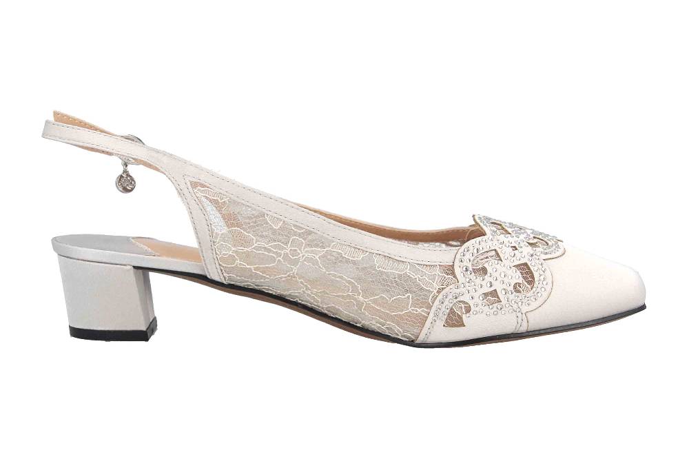 J.Reneé Pumps In Übergrößen Silber FALEEC-SASTG/WW Große Damenschuhe