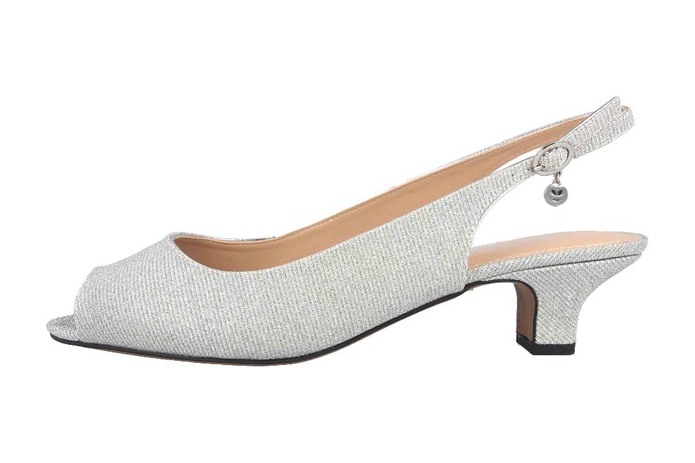 J.Reneé Pumps in Übergrößen Silber JENVEY-GFSIL/WW große Damenschuhe