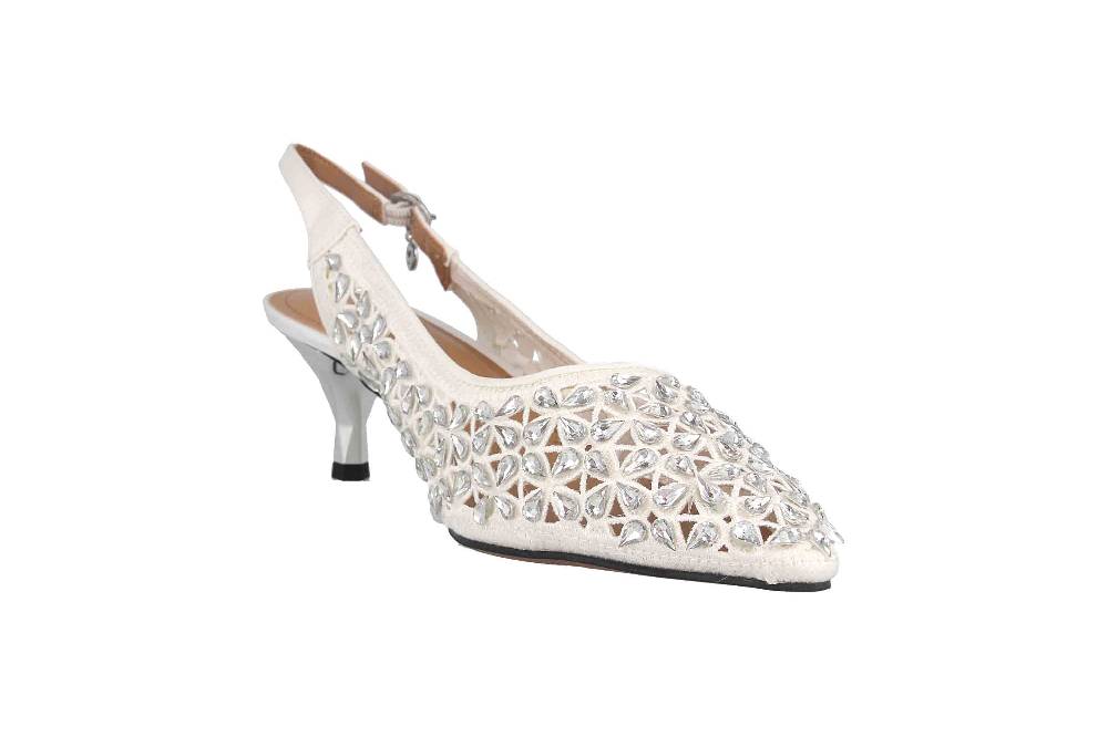 J.Reneé Pumps In Übergrößen Weiß DIYARA-SAWHT/WW Große Damenschuhe