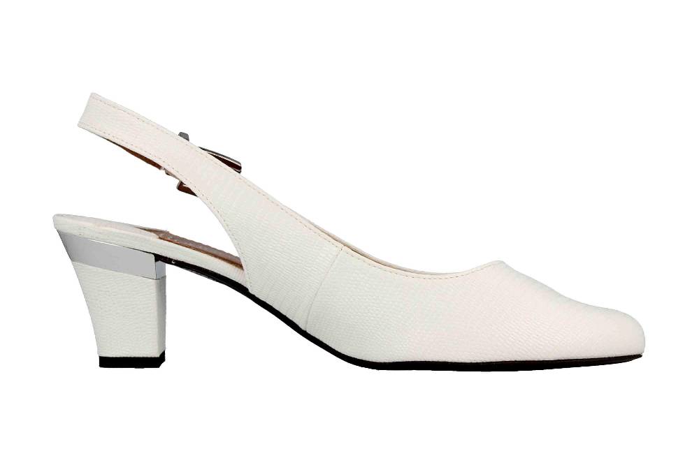 J.Reneé Pumps In Übergrößen Weiß Malree White Große Damenschuhe