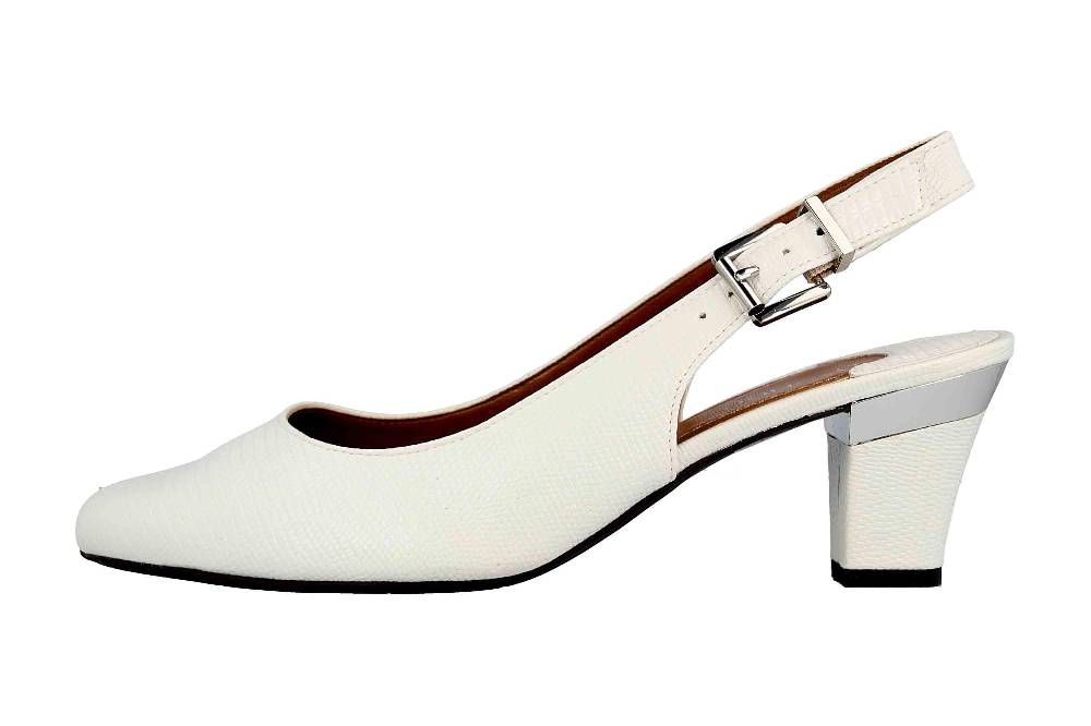 J.Reneé Pumps in Übergrößen Weiß Malree White große Damenschuhe