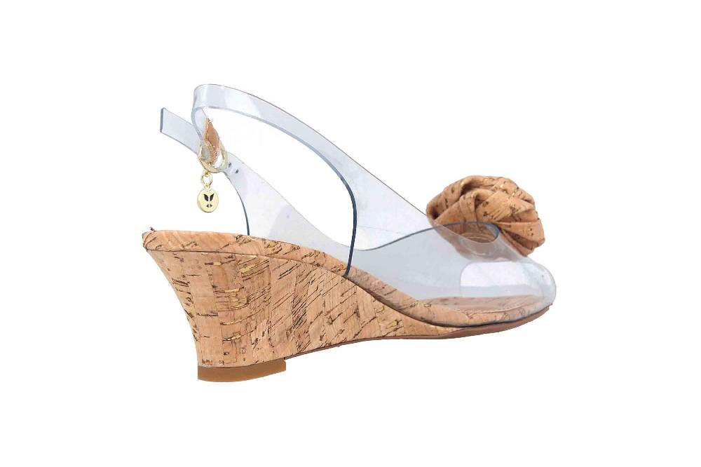 J.Reneé Sandaletten In Übergrößen Transparent Ikeisha Clear Große Damenschuhe