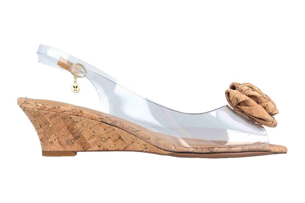 J.Reneé Sandaletten In Übergrößen Transparent Ikeisha Clear Große Damenschuhe